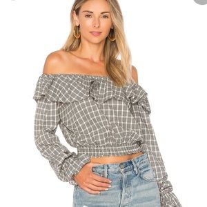 Tularosa Peyton ruffle blouse